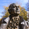 A place holder photo of the George Mason statue for the faculty profile